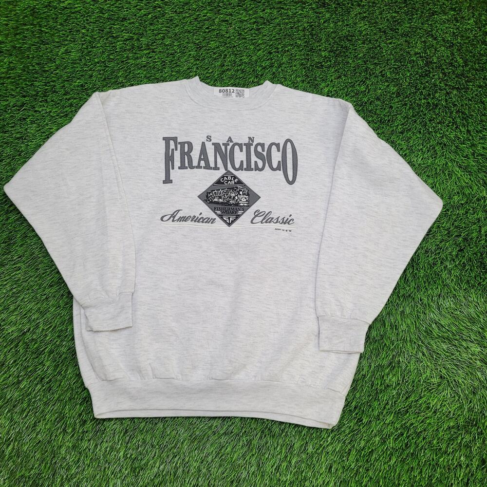 Vintage 1996 San-Francisco Sweatshirt Womens L/XL 23x25 USA